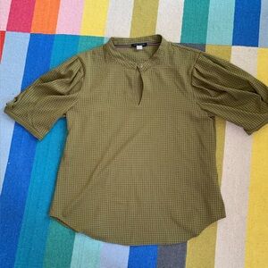 Olive Green Women's Top Tommy Hilfiger Medium